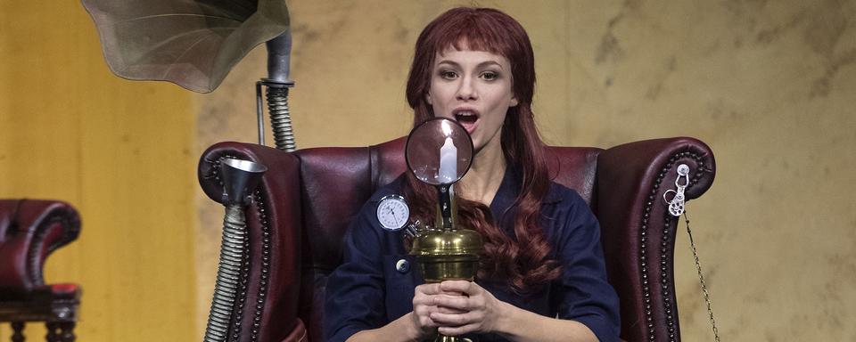 Catherine Trottmann dans "My Fair Lady" à l'Opéra de Lausanne. [Opéra de Lausanne - Jean Guy Python]