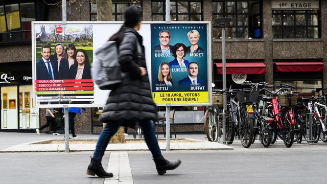 Entre alliances de gauche et de droite, cinq candidats à l'exécutif vaudois ont siégé à Berne. [Keystone - Jean-Christophe Bott]