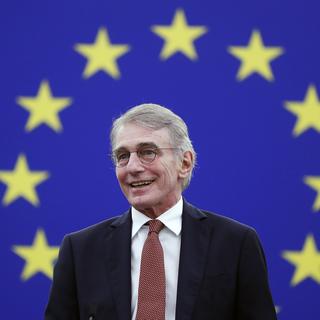 Le président du Parlement européen David Sassoli est décédé à l'âge de 65 ans. [Keystone - Julien Warnand]