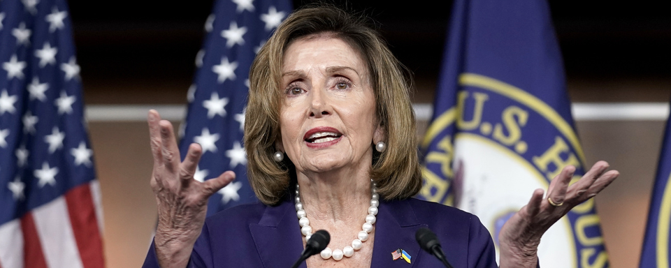 Nancy Pelosi avait refusé avant son départ de dire si elle ferait halte à Taïwan. [AP/Keystone - J. Scott Applewhite]