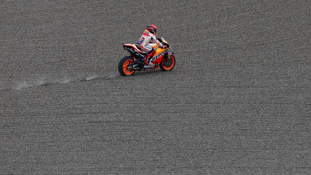 Marc Marquez a été évacué par hélicoptère vers un hôpital de l'île de Lombok. [Willy Kurniawan]