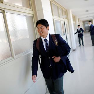 Un lycéen japonais. [Reuters - Issei Kato]