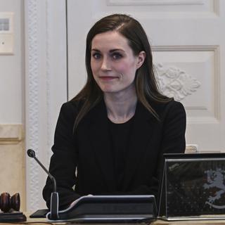La Première ministre finlandaise Sanna Marin. [EPA/Keystone - Kimmo Brandt]