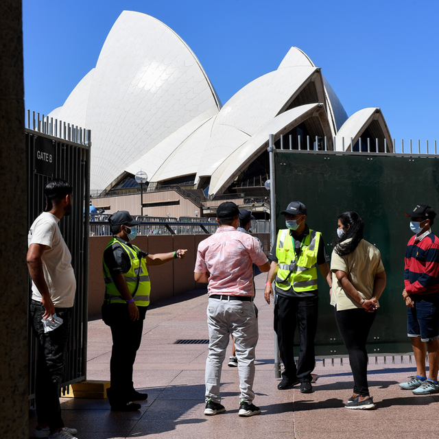 L'Australie allège elle aussi ses mesures sanitaires [EPA/Keystone - Bianca de Marchi]