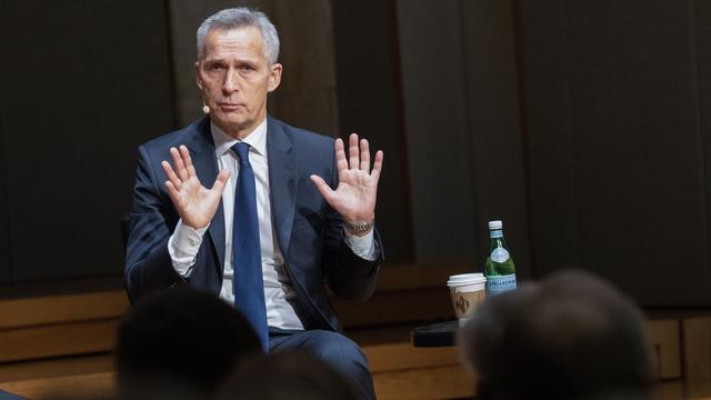 Le secrétaire général de l'Otan, Jens Stoltenberg, exhorte les États membres de l'Alliance à fournir davantage d'armements et de munitions à l'Ukraine. [Terje BendiksbyEPA/Keystone]