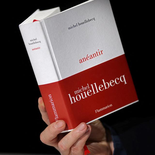 Le nouveau livre de l'écrivain français Michel Houellebecq, "Anéantir", est sorti le 7 janvier 2022.
Thomas COEX
AFP [Thomas COEX]