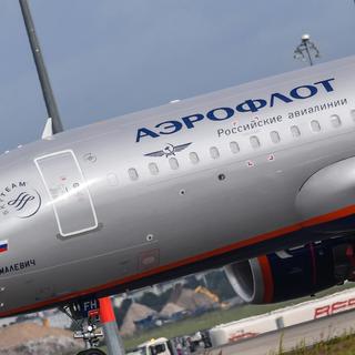 Un Airbus A320 de la compagnie nationale russe Aeroflot (image d'illustration). [Keystone/DPA - Patrick Pleul]