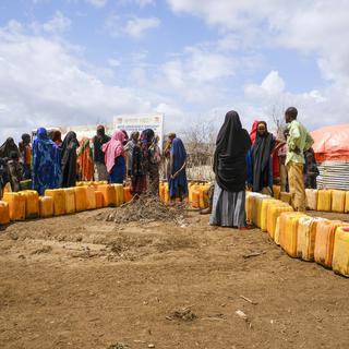 La famine touche durement la Somalie. [AP Photo/Keystone - Mohamed Sheikh Nor]