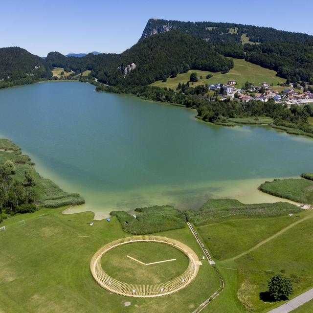 Le Tour passera notamment près du Lac Brenet dans la Vallée de Joux. [Laurent Gillieron]