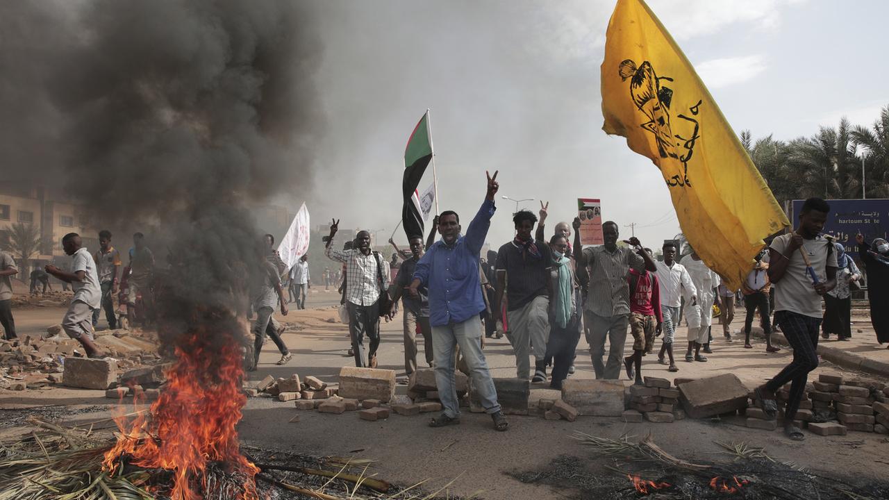 Le Soudan est secoué par une flambée de violences. [Keystone - AP Photo/Marwan Ali]