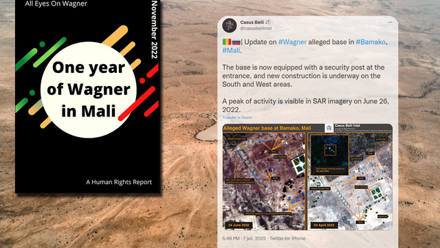 Un rapport scrute les activités du groupe russe Wagner au Mali. [RTS - DR]