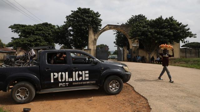 Une voiture de police au Nigeria. [AFP - Kola Sulaimon]