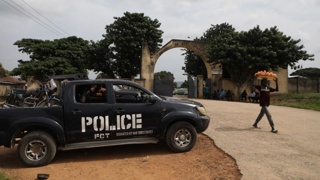 Une voiture de police au Nigeria. [AFP - Kola Sulaimon]