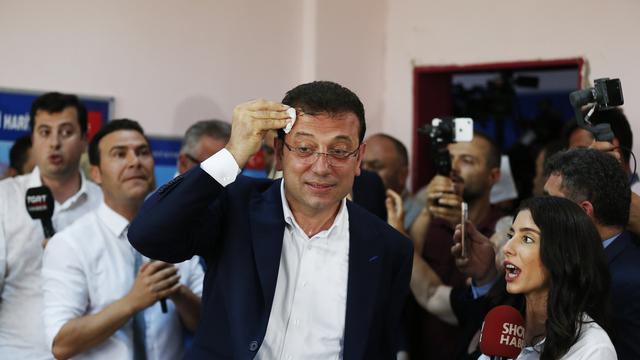 Le maire d'Istanbul Ekrem Imamoglu a été condamné mercredi à plus de deux ans et demi de prison. [AP Photo - Lefteris Pitarakis]