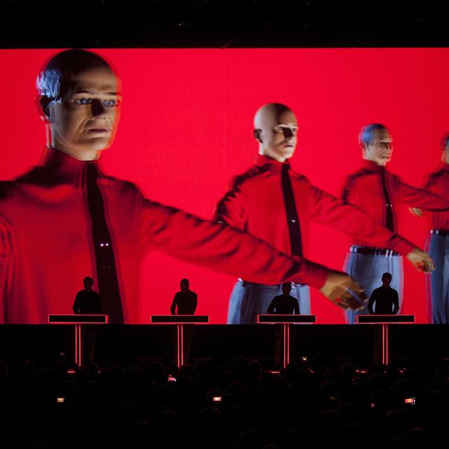 Kraftwerk au Montreux Jazz Festival en 2013. [KEYSTONE - SANDRO CAMPARDO]