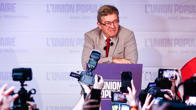 Jean-Luc Mélenchon est arrivé en troisième position de la présidentielle 2022, avec plus de 20% des voix. [Keystone - Mohammed Badra]