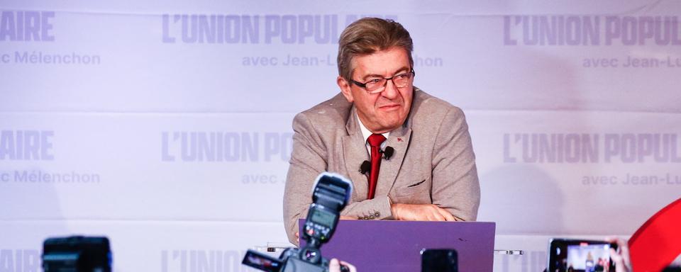 Jean-Luc Mélenchon est arrivé en troisième position de la présidentielle 2022, avec plus de 20% des voix. [Keystone - Mohammed Badra]