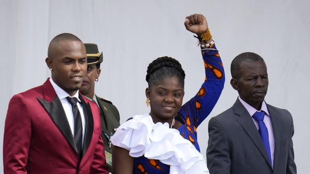 L'écologiste Francia Marquez, 40 ans, est la première vice-présidente afro-colombienne d'une nation qui a historiquement été gouvernée par des élites masculines blanches [Ap Photo - Fernando Vergara]