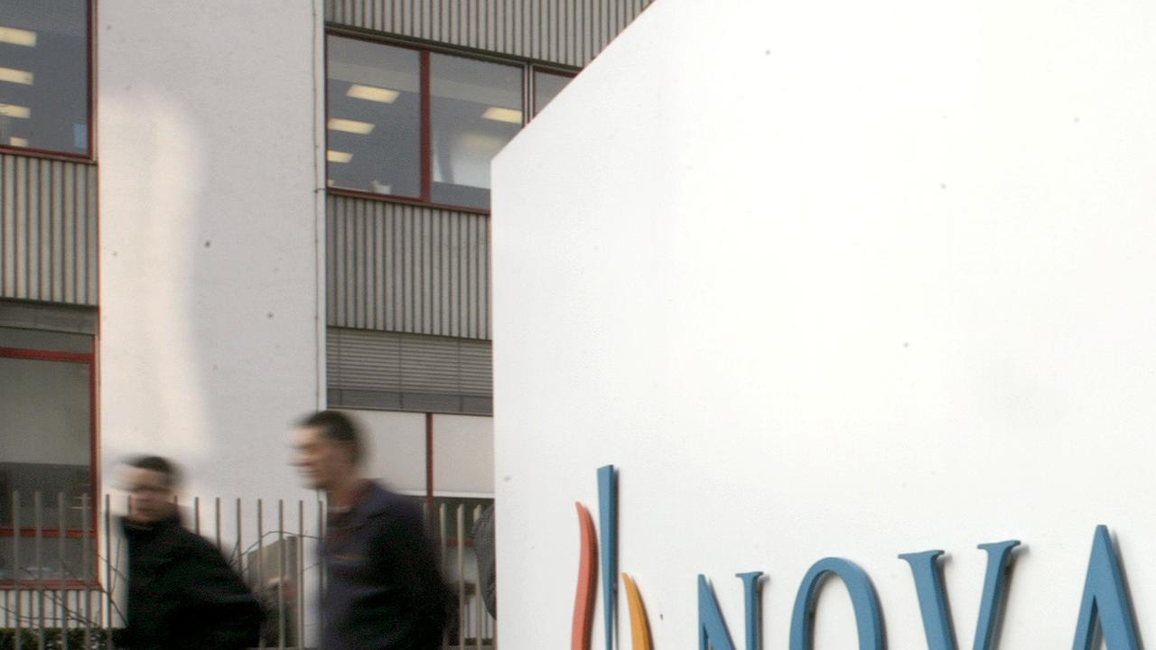 Le logo de Novartis. [Keystone - Georgios Kefalas]