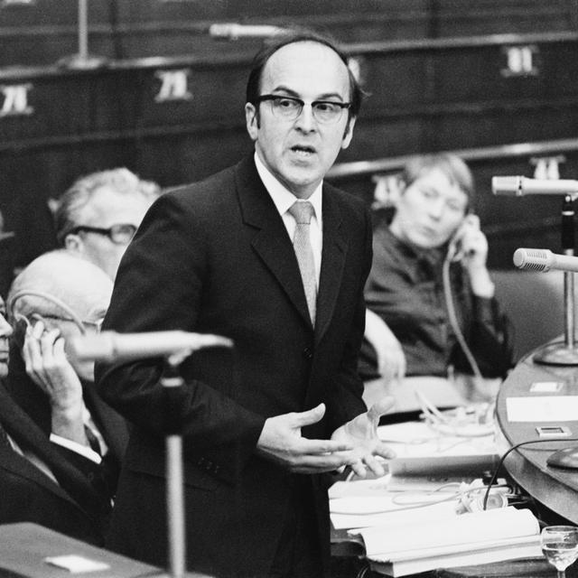 Le 8 décembre 1971, Kurt Furgler est élu au Conseil fédéral. [Keystone - Str]