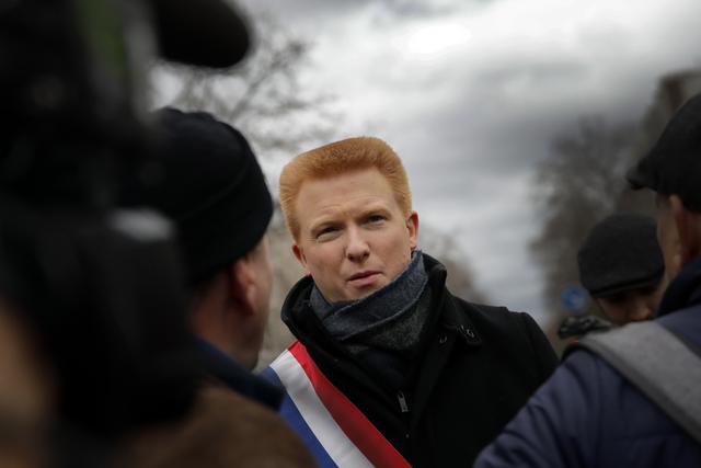 Adrien Quatennens, coordinateur de la France insoumise (LFI) [Keystone/AP Photo - Christophe Ena]