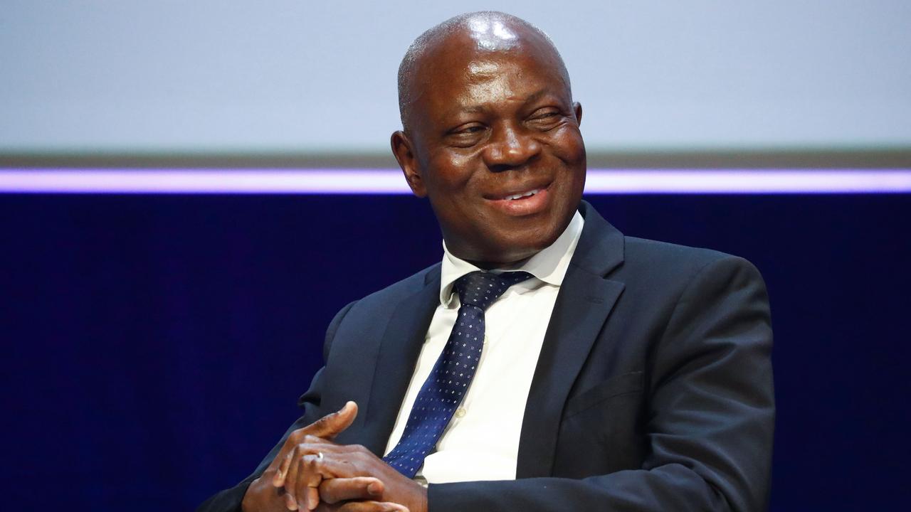 Gilbert Houngbo est le premier Africain à diriger l'OIT. [Pool/Reuters - Guillaume Horcajuelo]