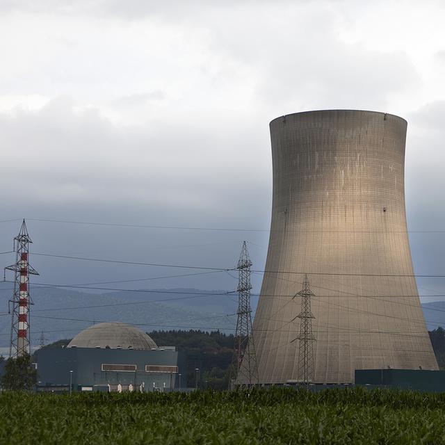 La centrale nucléaire de Goesgen dans le canton de Soleure, en Suisse, photographiée le 29 juin 2011. [KEYSTONE - Gaetan Bally]