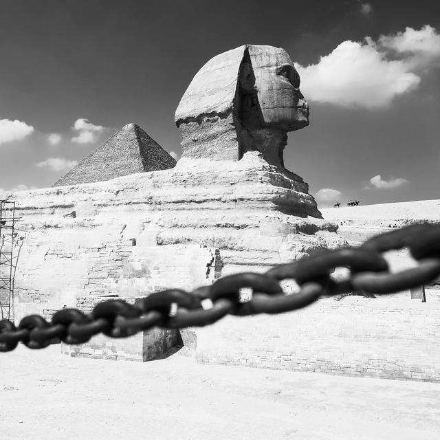 Le Sphinx de Gizeh en Egypte. [RTS - Stéphanie Coudray]