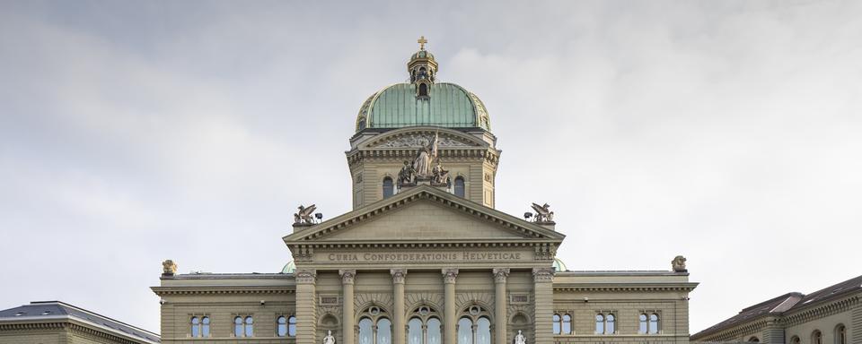 Le Palais fédéral à Berne. [Keystone - Peter Klaunzer]