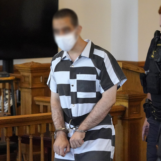 L'homme poursuivi pour "tentative de meurtre et agression", a comparu en tenue rayée noire et blanche de détenu sans dire un mot [Ap Photo]