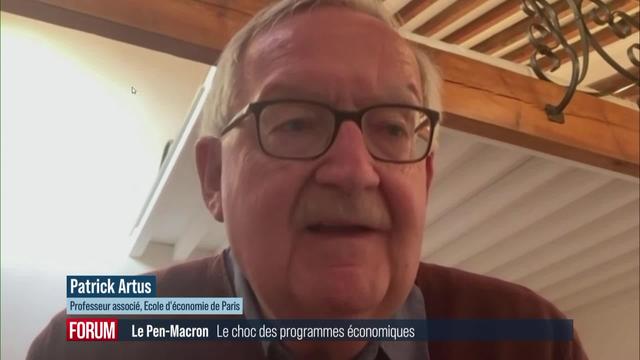 Macron-Le Pen, le choc des programmes économiques: interview de Patrick Artus (vidéo)