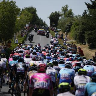 L'étape du Tour de France entre Carcassonne et Foix. [AP Photo/Keystone - Daniel Cole]