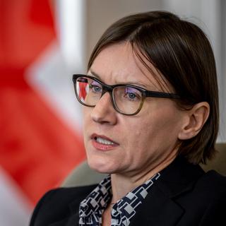 La présidente du Comité international de la Croix-Rouge (CICR) Mirjana Spoljaric. [AFP - FABRICE COFFRINI]