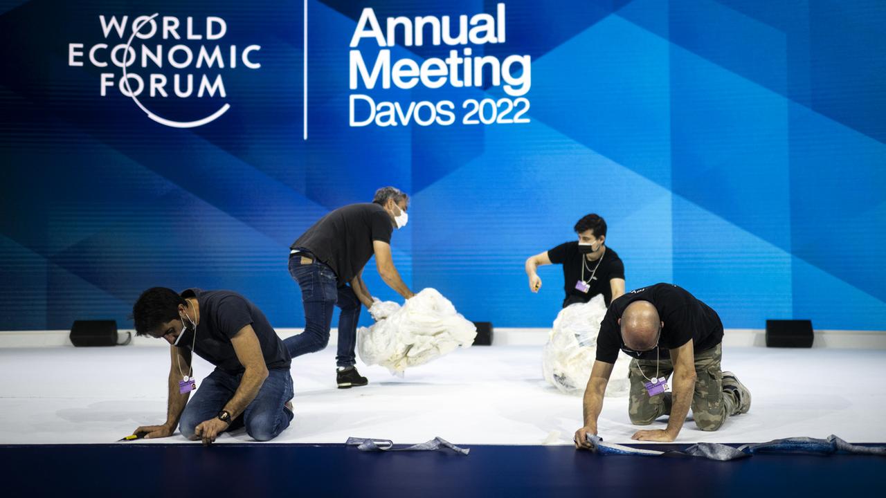 Le World Economic Forum s'ouvre ce dimanche à Davos. [Keystone - Gian Ehrenzeller]