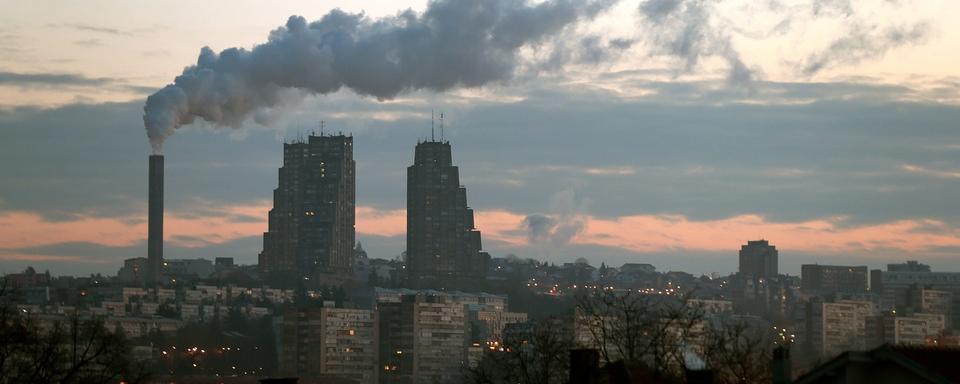 Une vue de la capitale serbe Belgrade. [Keystone/EPA - Koca Sulejmanovic]