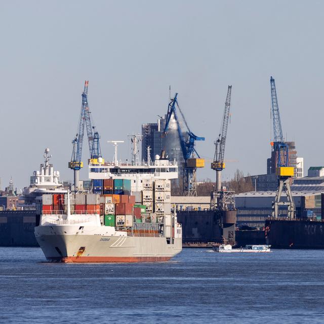 L'Allemagne autorise une participation chinoise limitée dans le port de Hambourg. [AFP - ODD ANDERSEN]