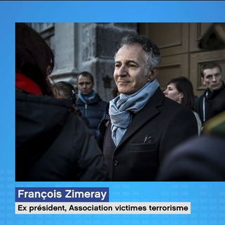François Zumeray, ancien président de l'Association française des victimes du terrorisme. [RTS]