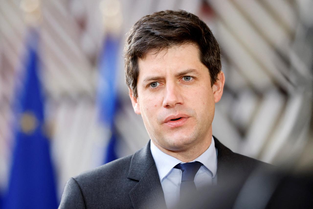 Le ministre français de l'Agriculture Julien Denormandie. [reuters - Johanna Geron]