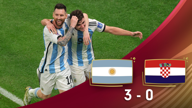 Argentine-Croatie (3-0)