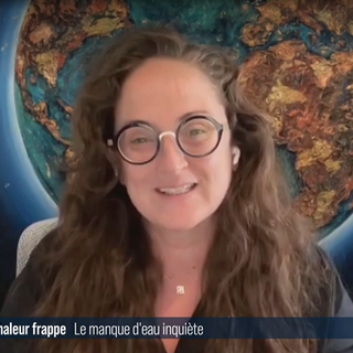 Interview de Emma Haziza, hydrologue et présidente de Mayane, structure dédiée au développement de solutions face aux risques climatiques et hydrologiques. [RTS - RTS]