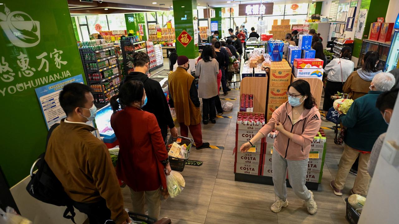Vent de panique dans les supermarchés à Pékin après des rumeurs de confinement. [AFP - Jade Gao]