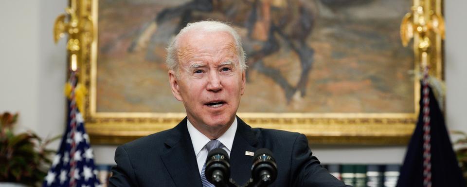 Joe Biden demande au Congrès américain une rallonge de 33 milliards pour l'Ukraine. [EPA - Yuri Gripas - Keystone]