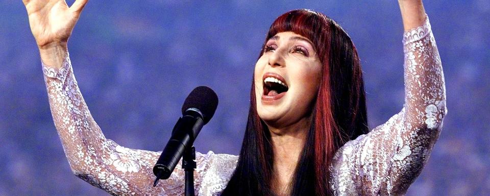 La chanteuse Cher au Superbowl en 1999. [AFP - Jeff Haynes]