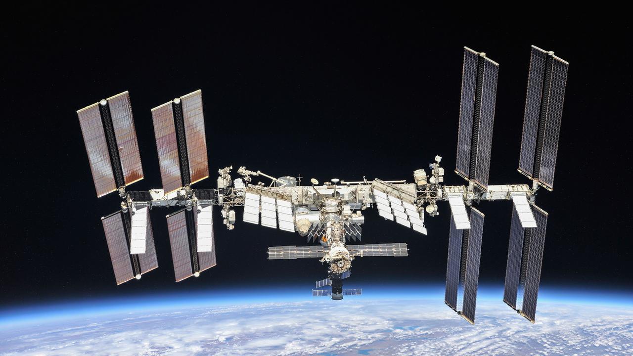 La Station spatiale internationale en novembre 2021. [EPA/Keystone - NASA]