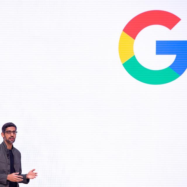 Le CEO de Google, Sundar Pichai. [AFP - Josh Edelson]