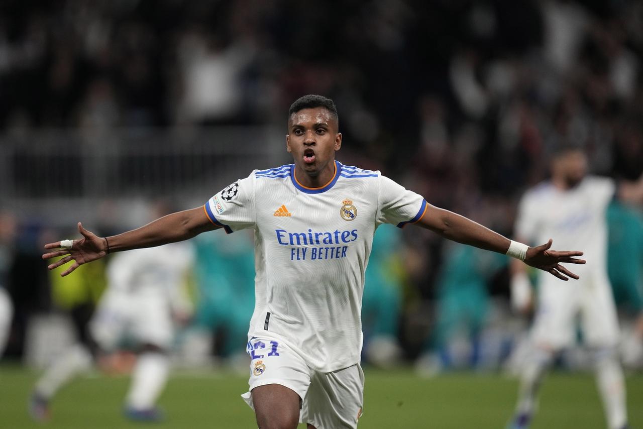 Rodrygo a été le détonateur pour le Real avec son doublé en fin de temps réglementaire. [KEYSTONE - Bernat Armangue]