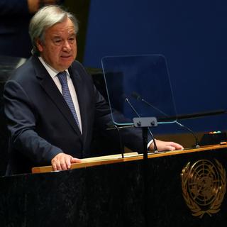 Antonio Guterres le 15 septembre 2022. [Reuters/Keystone - Mike Segar]