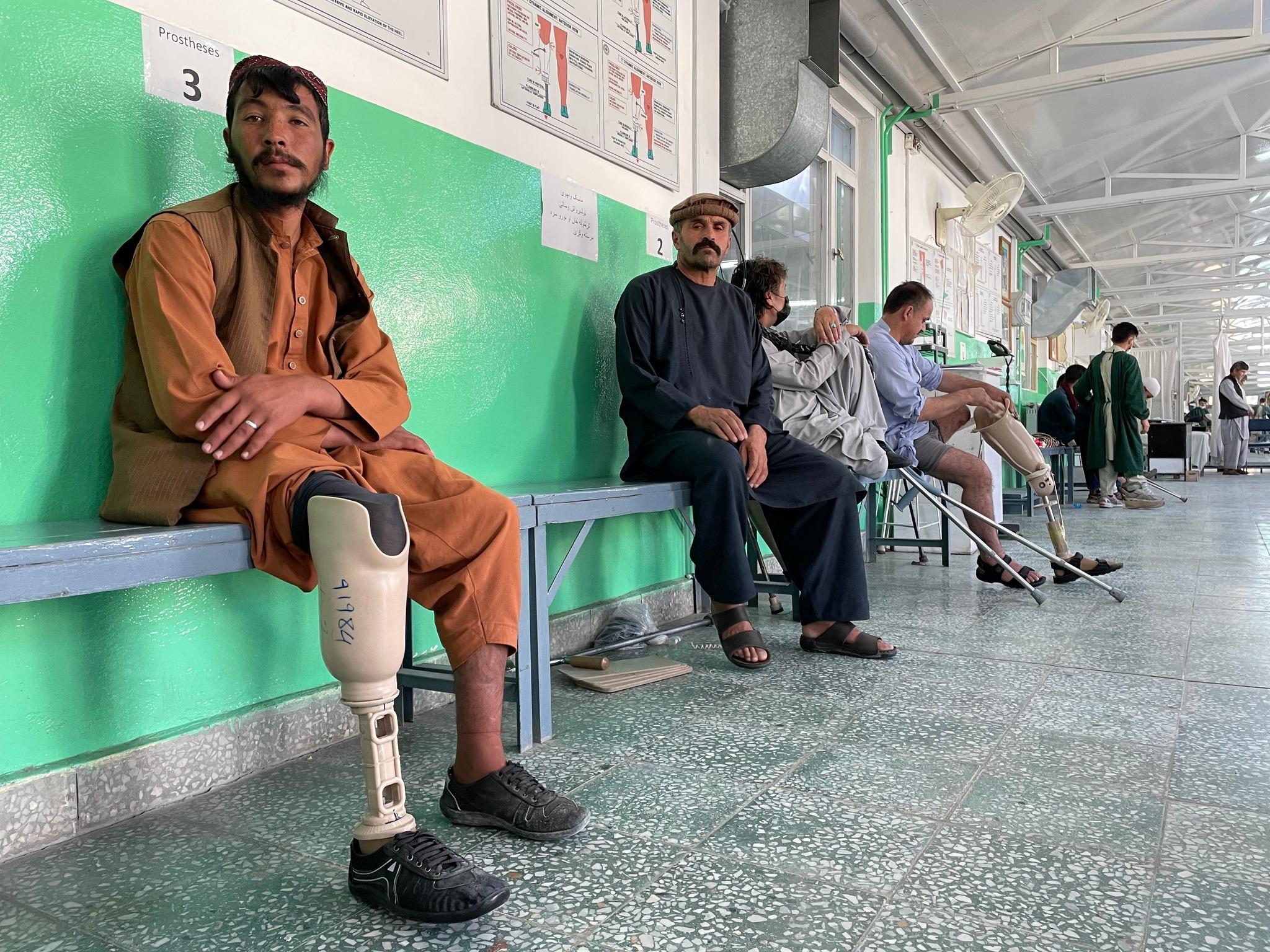 Les patients d'un hôpital de Kaboul. [RTS - Raphaël Grand]
