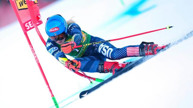 Shiffrin a été impériale sur le premier tracé. [Georg Hochmuth]