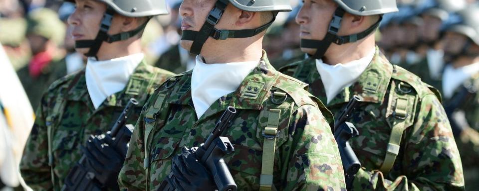 Un défilé militaire au Japon en 2013. Image d'illustration. [AFP - TORU YAMANAKA]